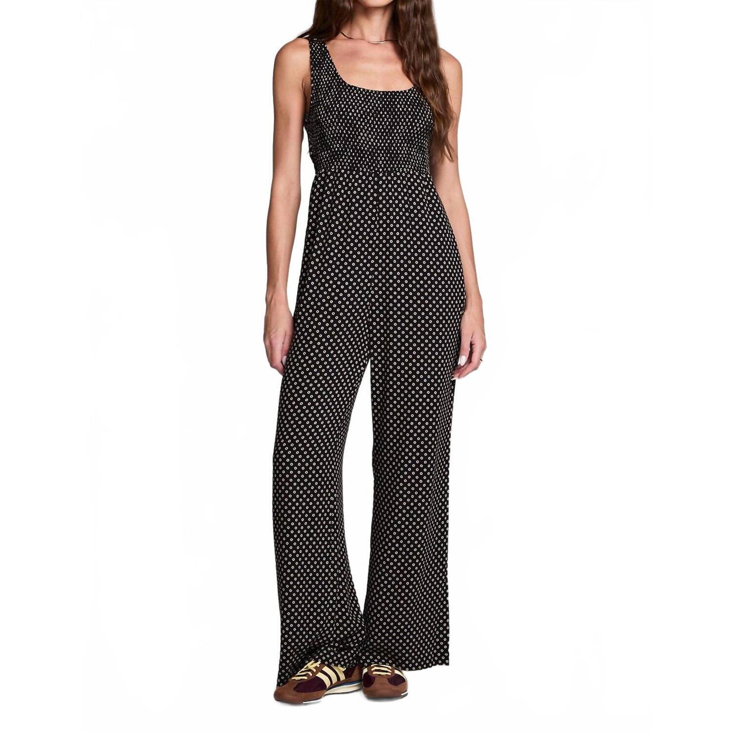 New Saltwater Luxe Azaria Tank Jumpsuit In Black